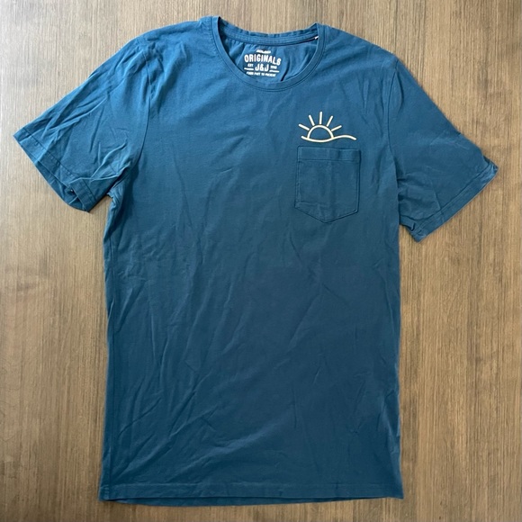 Mens Jack and Jones Originals Short Sleeve T-shirt - Picture 1 of 3